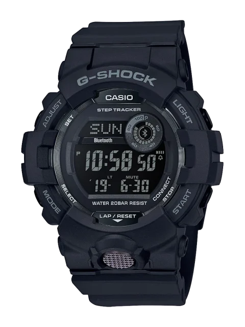 G-Shock G-Squard Series Digital Bluetooth, Step Tracker 200M WR - GBD800-1B