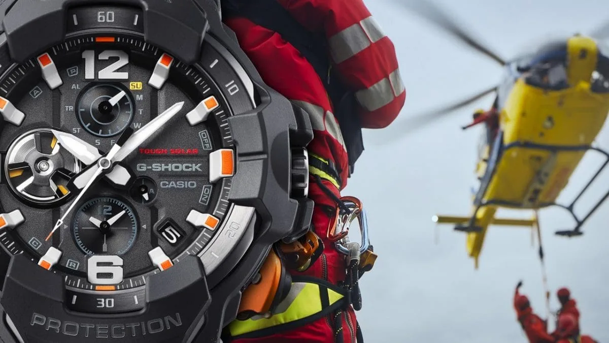 G-Shock Master of G Gravity Master Solar Powered Bluetooth 200M WR Watch - GRB300EC-1A