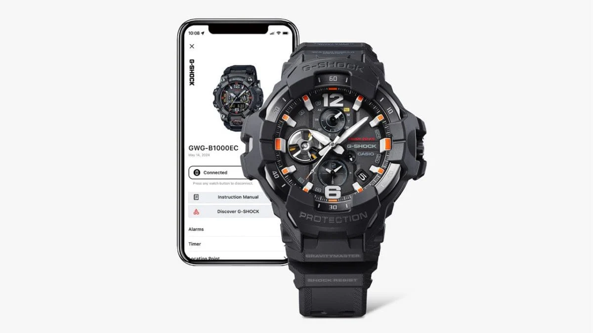 G-Shock Master of G Gravity Master Solar Powered Bluetooth 200M WR Watch - GRB300EC-1A