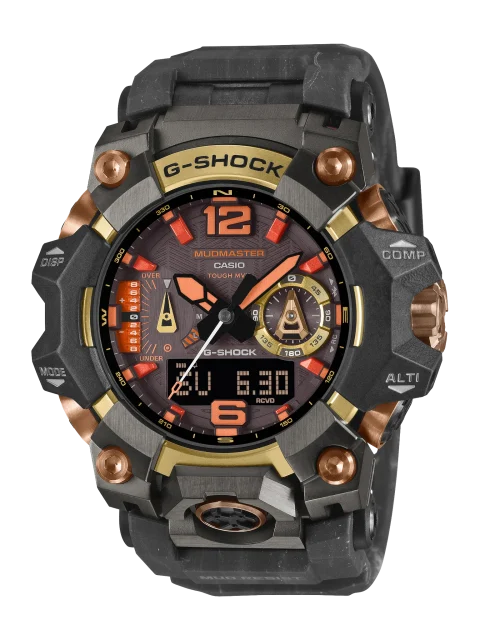 G-Shock Master of G Mudmaster GWG-B1000MG-1A9 Magma Gold Limited Edition Solar Bluetooth Men's Watch