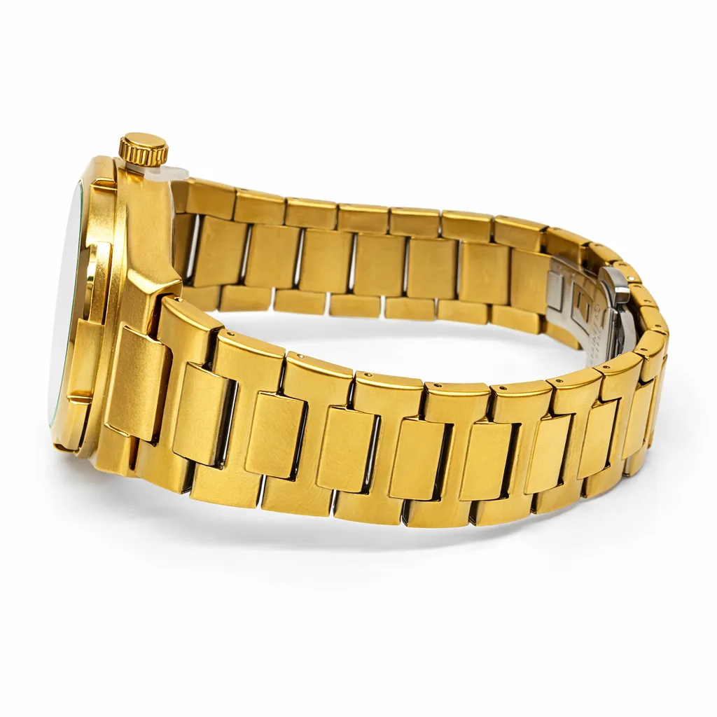 Gents Longbo Gold Tone Watch Blue Dial 40mm – Model 83842GB