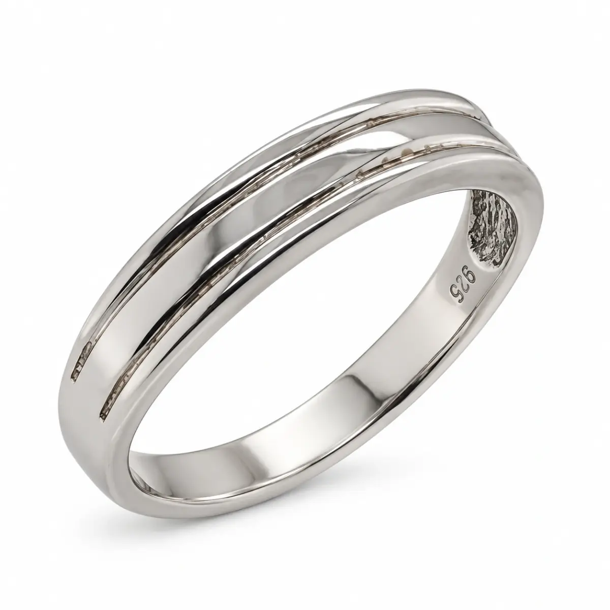 Gents Sterling Silver Ring 008