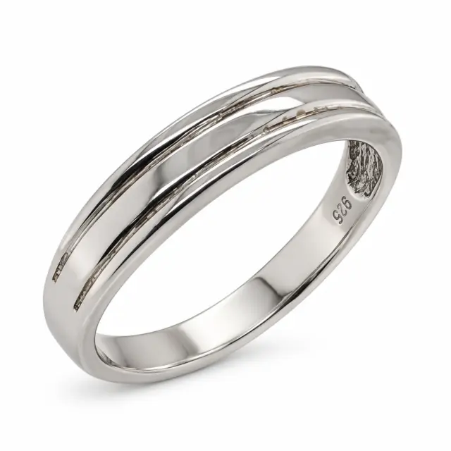 Gents Sterling Silver Ring 008