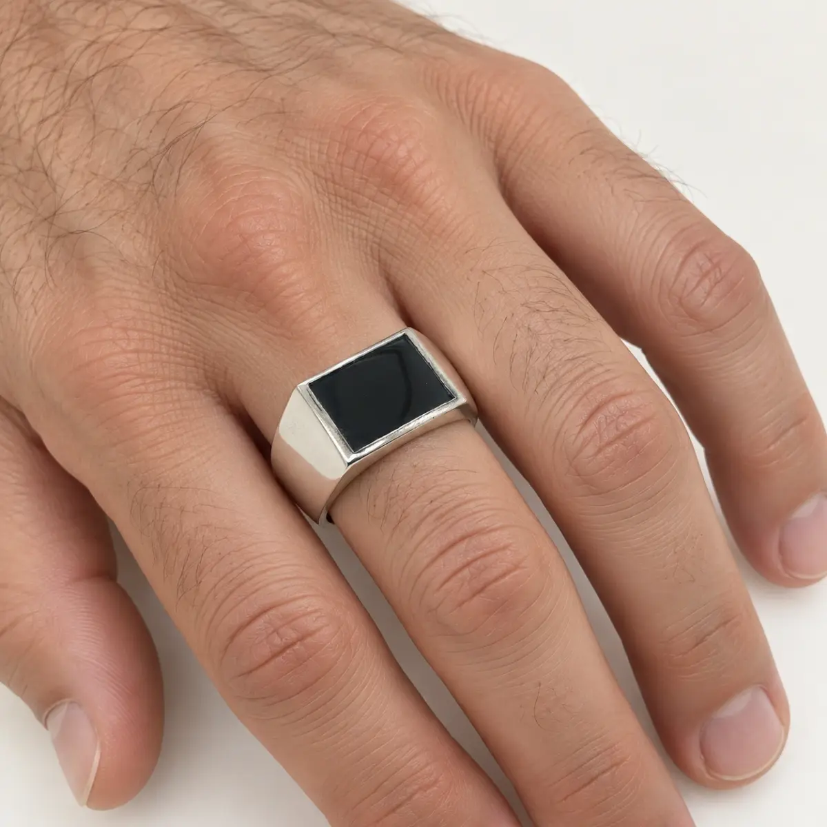 Gents Sterling Silver Ring 012