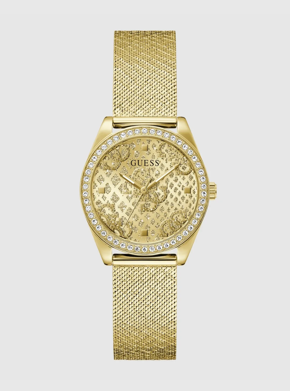 Gold Boa Mesh Watch - GW0748L2