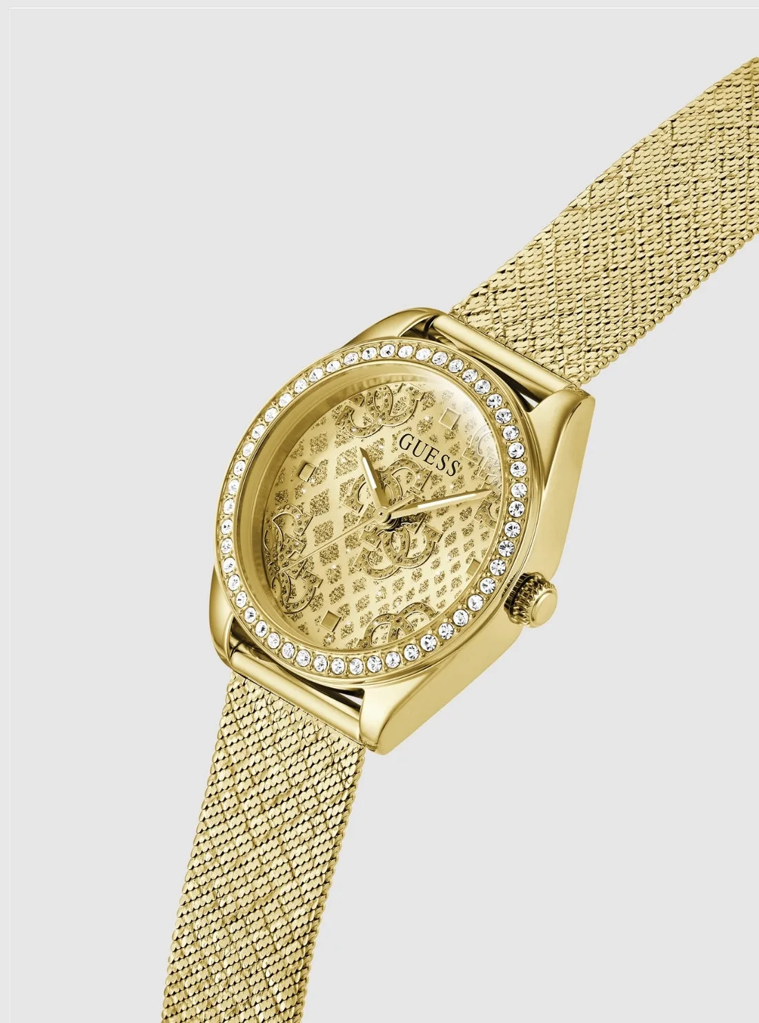 Gold Boa Mesh Watch - GW0748L2