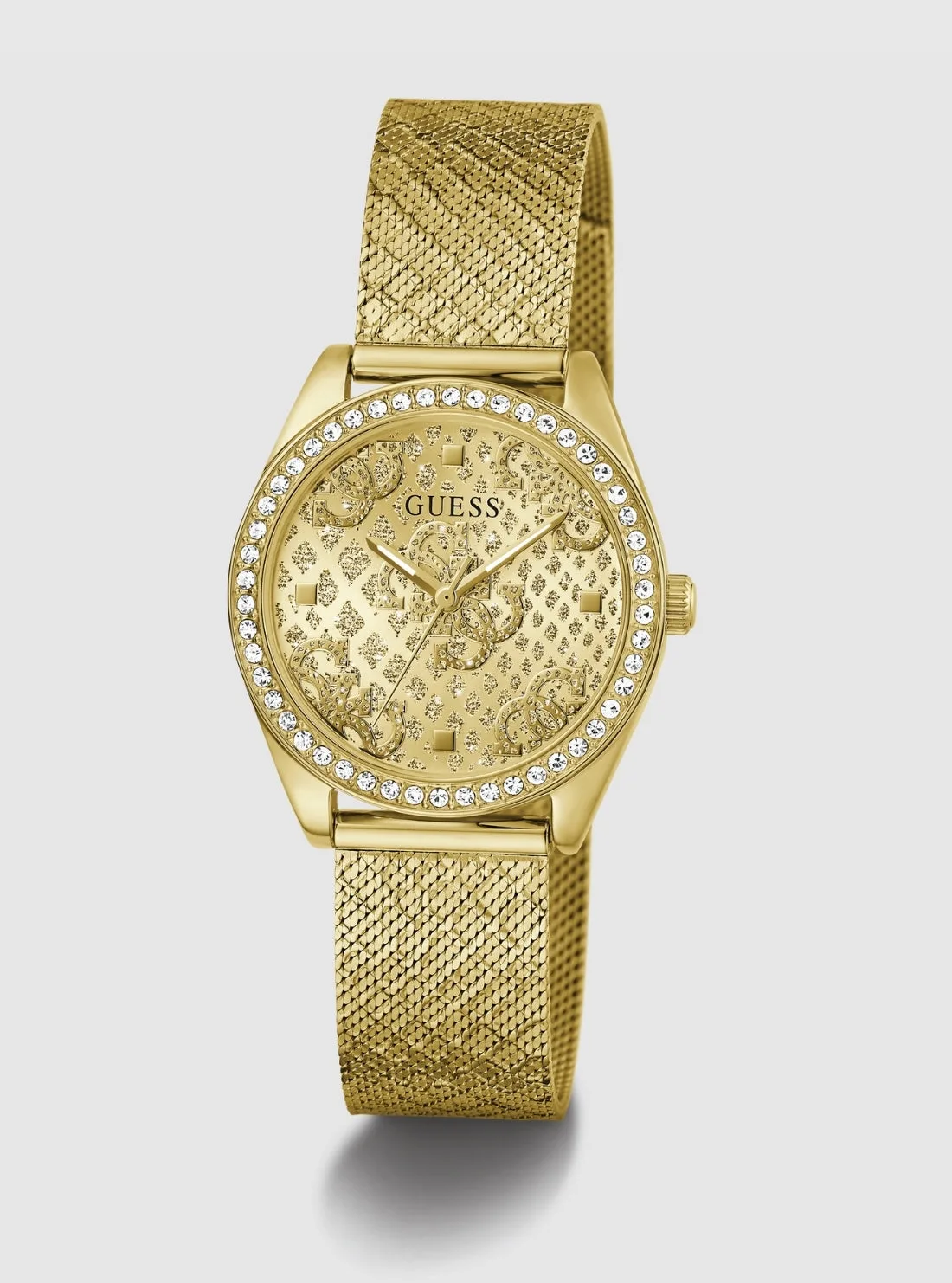 Gold Boa Mesh Watch - GW0748L2