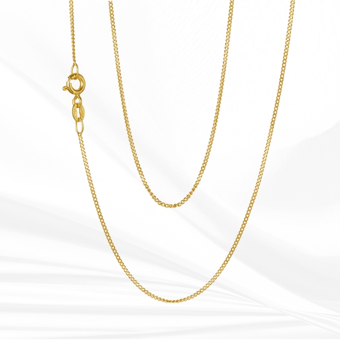gold curb chain
