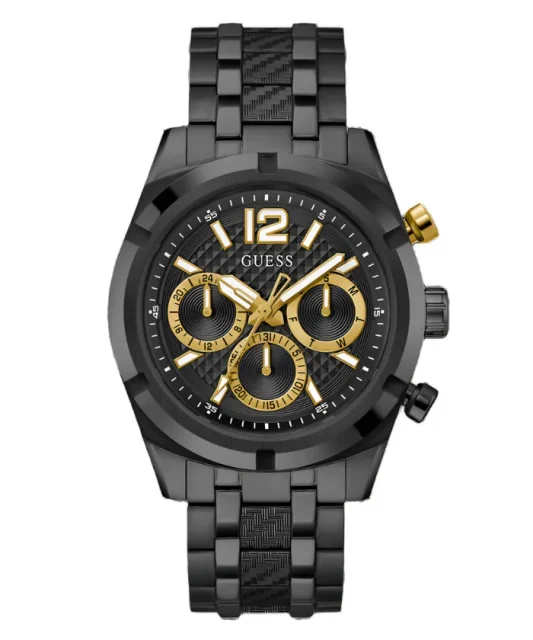 Guess Black Dial Black Tone Multi-function Watch - GW0714G4