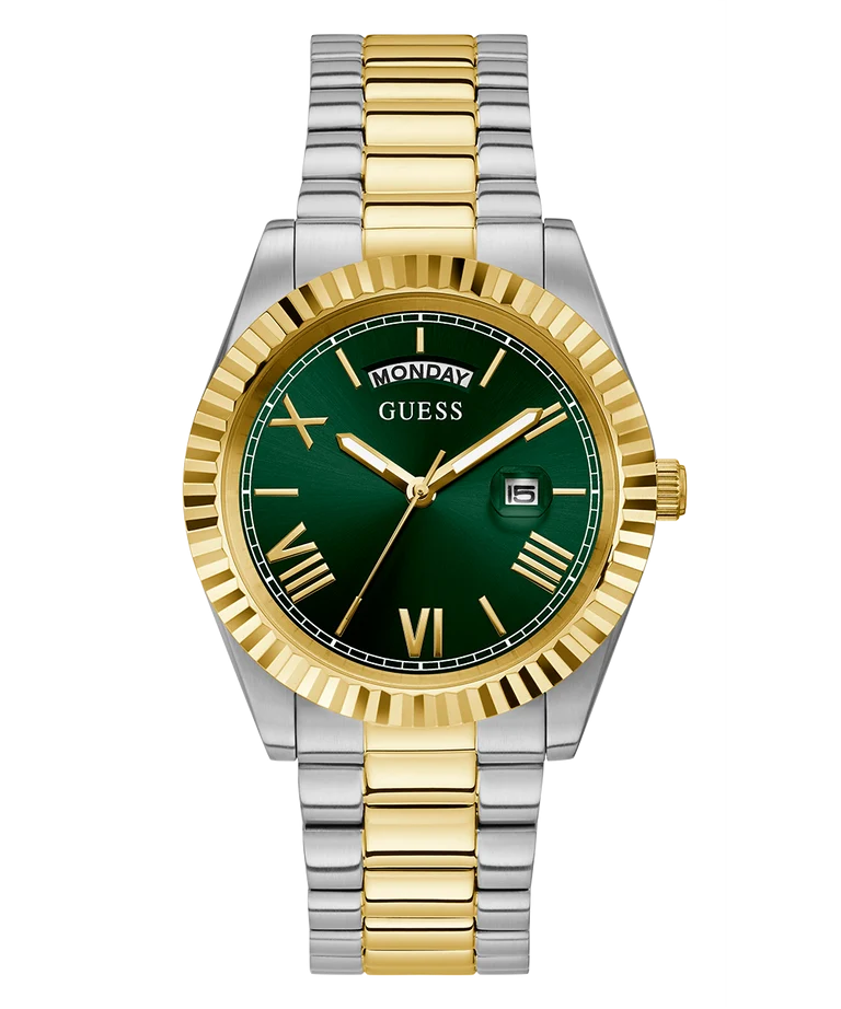 GUESS Connoisseur GW0265G8 Mens 2-Tone Day/Date Watch