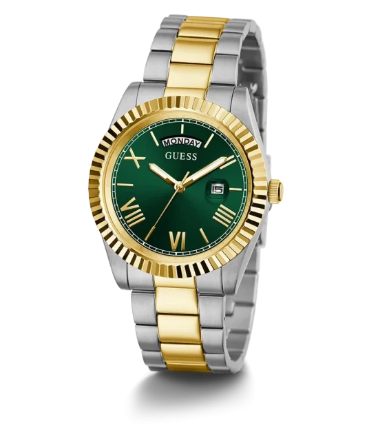 GUESS Connoisseur GW0265G8 Mens 2-Tone Day/Date Watch