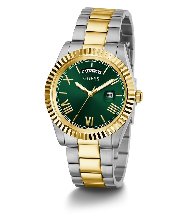 GUESS Connoisseur GW0265G8 Mens 2-Tone Day/Date Watch