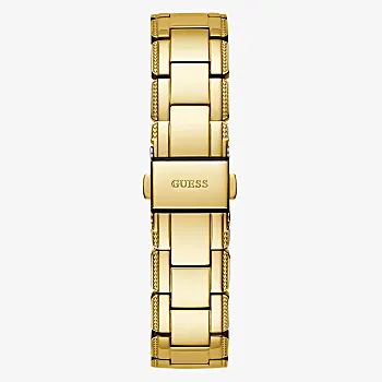 Guess Crystal Clear Gold Tone Case Gold Tone Stainless Steel Ladies Watch - GW0470L2