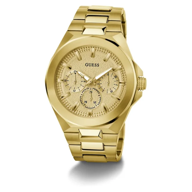GUESS Dashboard Men's Gold Tone Multifunction Watch GW0798G2