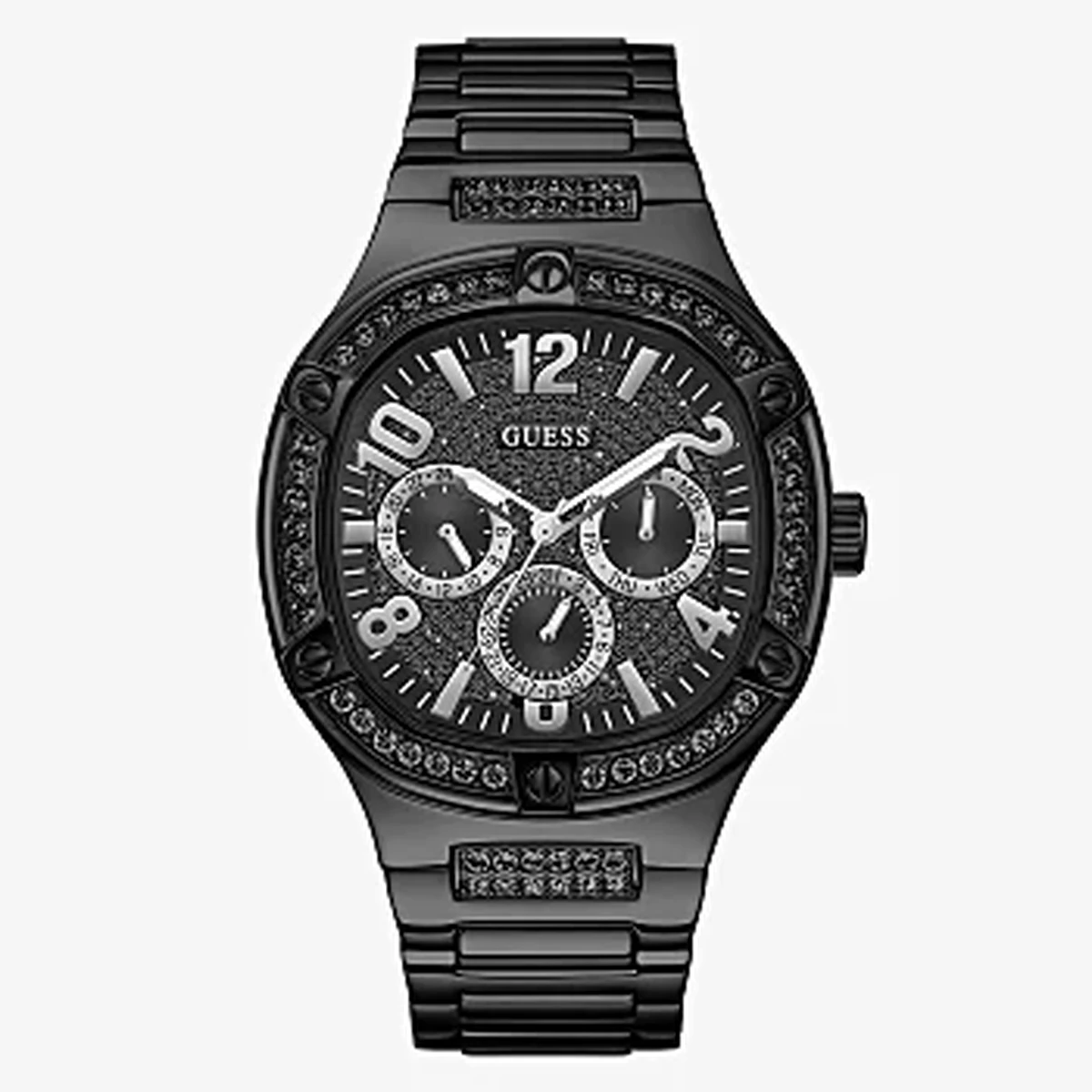 Guess Duke Black Crystal Set Black Case Black Stainless Steel Watch - GW0576G3