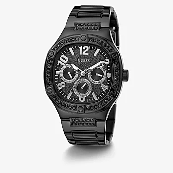 Guess Duke Black Crystal Set Black Case Black Stainless Steel Watch - GW0576G3