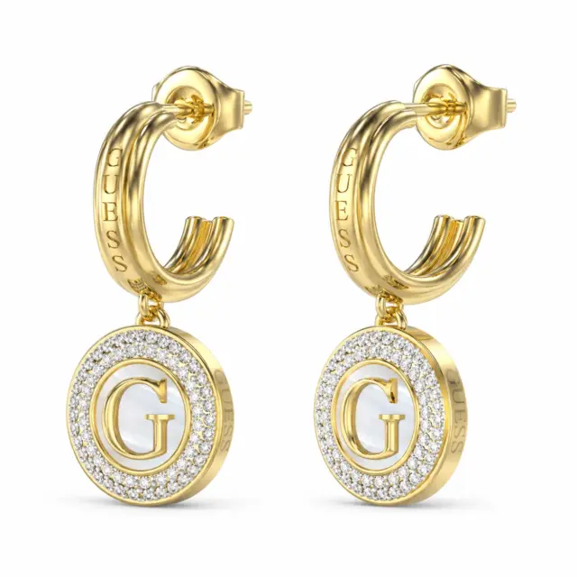 GUESS G Talisman Earrings Gold – JUBE06204JWYGT/U