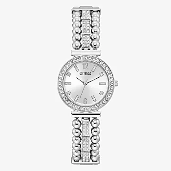 Guess Gala Silver Tone Case Silver Tone Stainless Steel Watch - GW0401L1