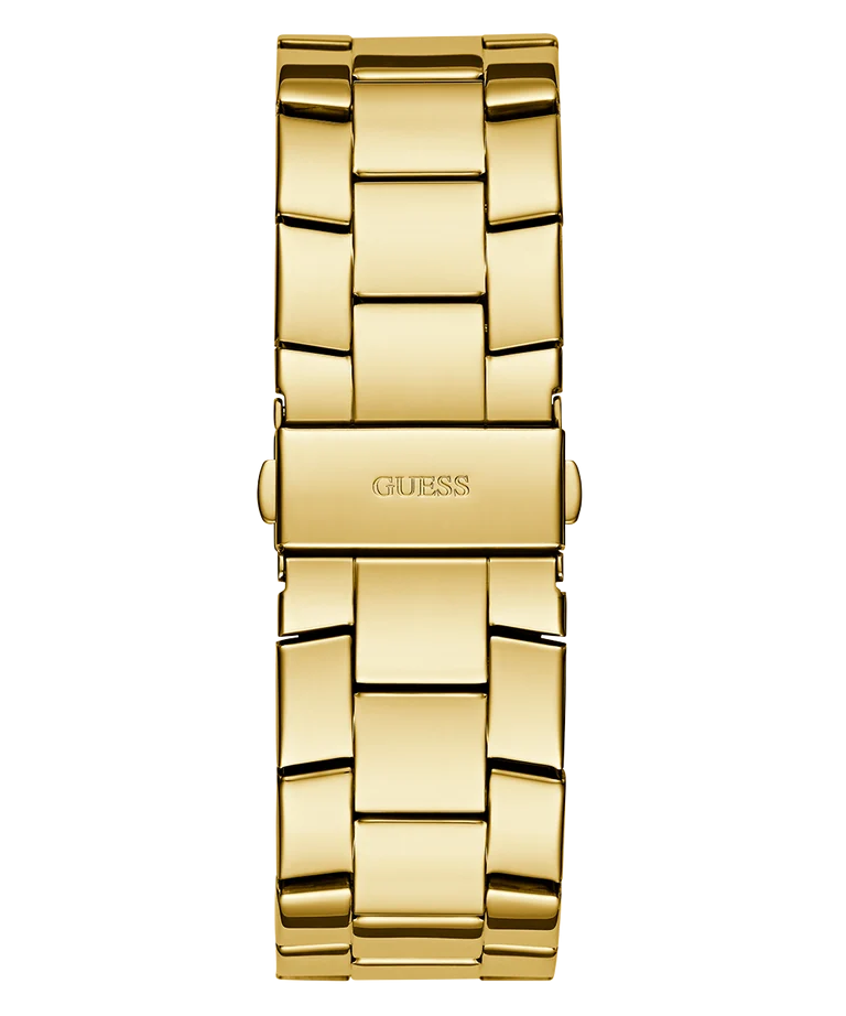 Guess Gents Majesty Crystal Set Gold Dial/Case & Band Watch - GW0796G2