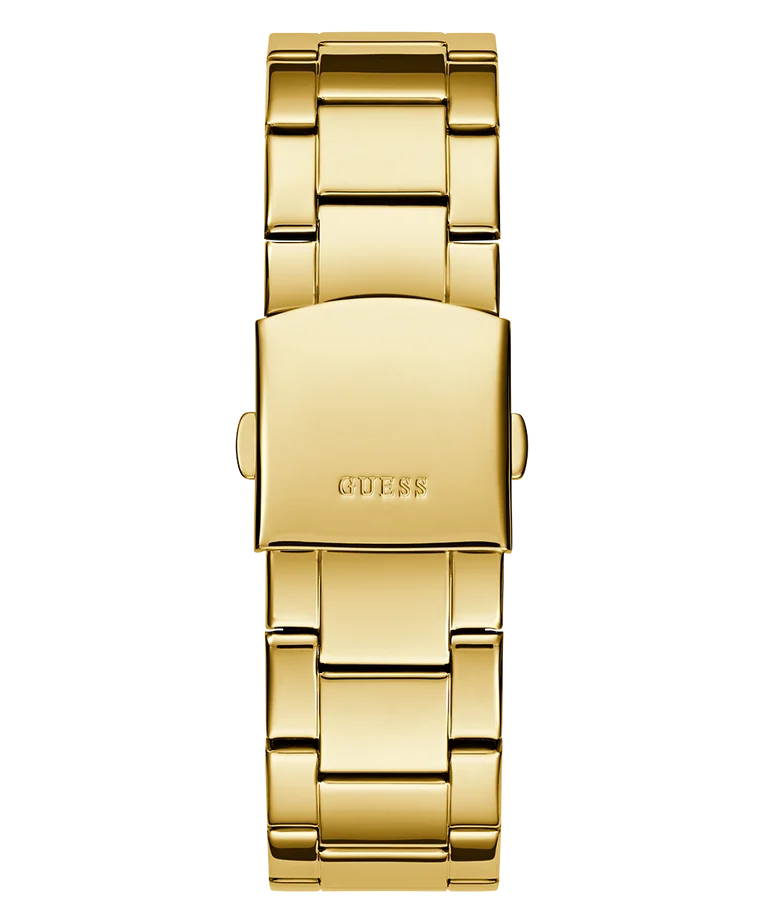 Guess Gents Walker Black Dial, Gold Tone Multi-Function Watch - GW0900G3