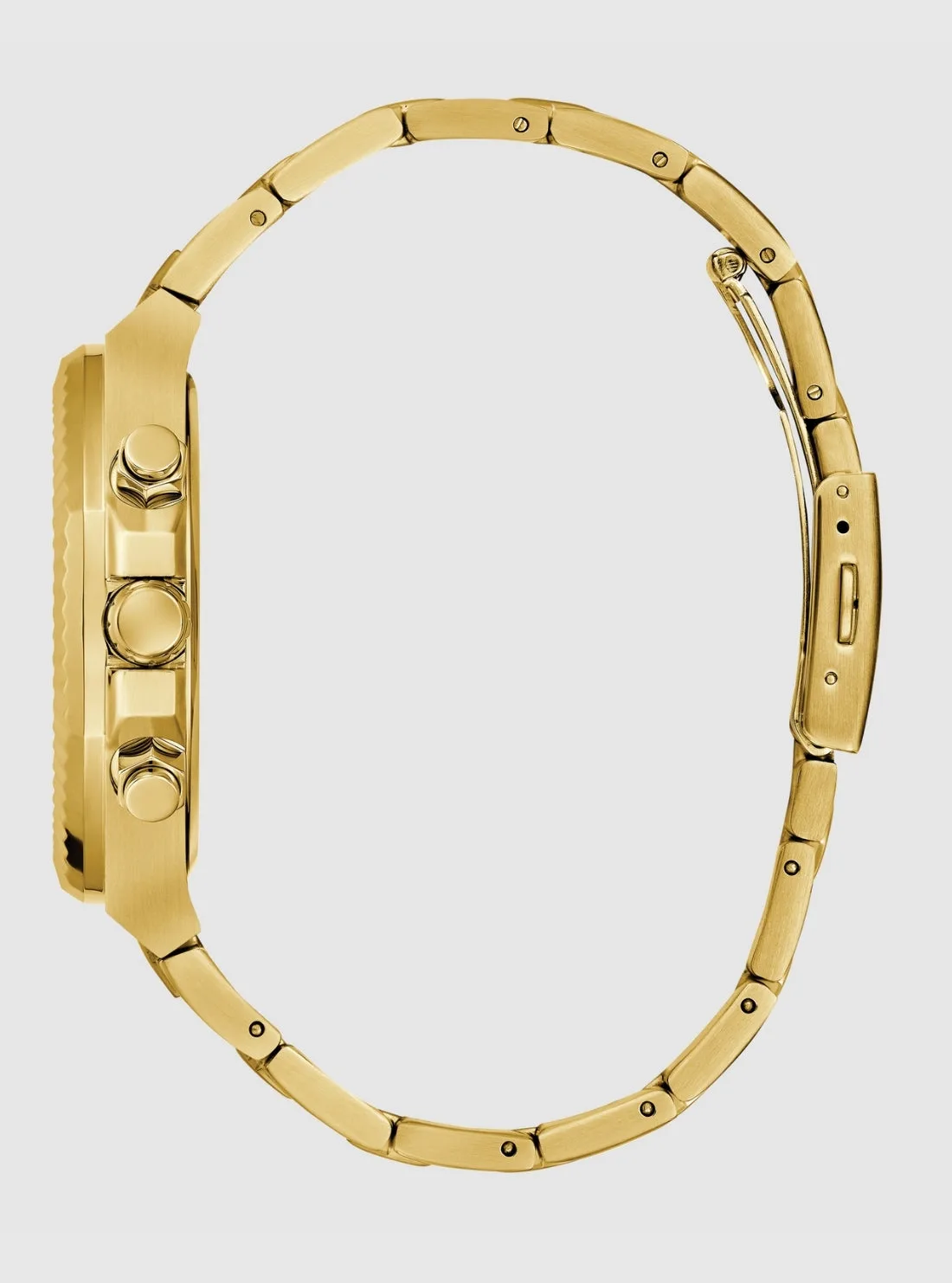 Guess Gold Equity Green Link Watch - GW0703G2