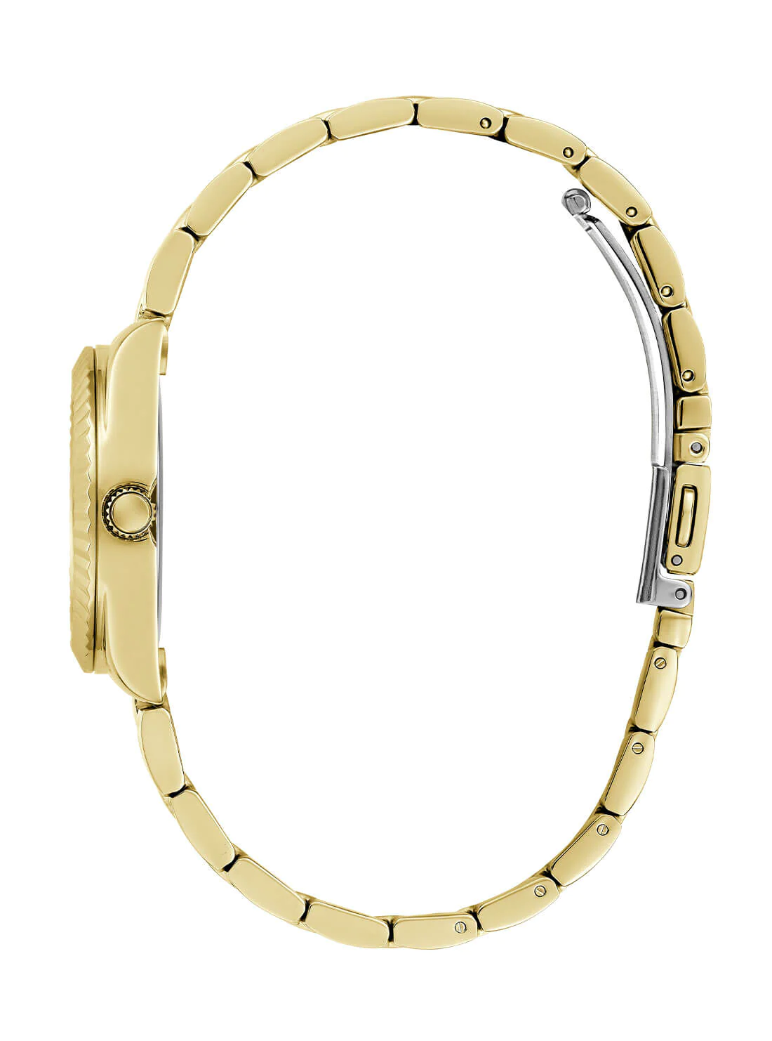Guess Gold Tone Mini Luna Vintage Link Watch - GW0687L2