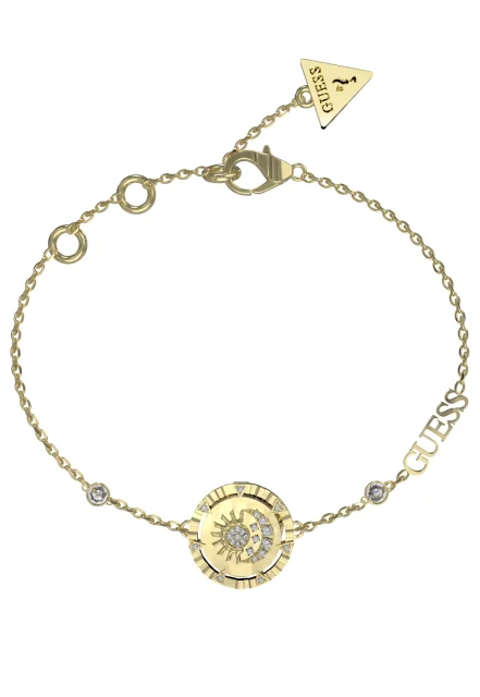 Guess Gold Tone Moon Mini Bracelet