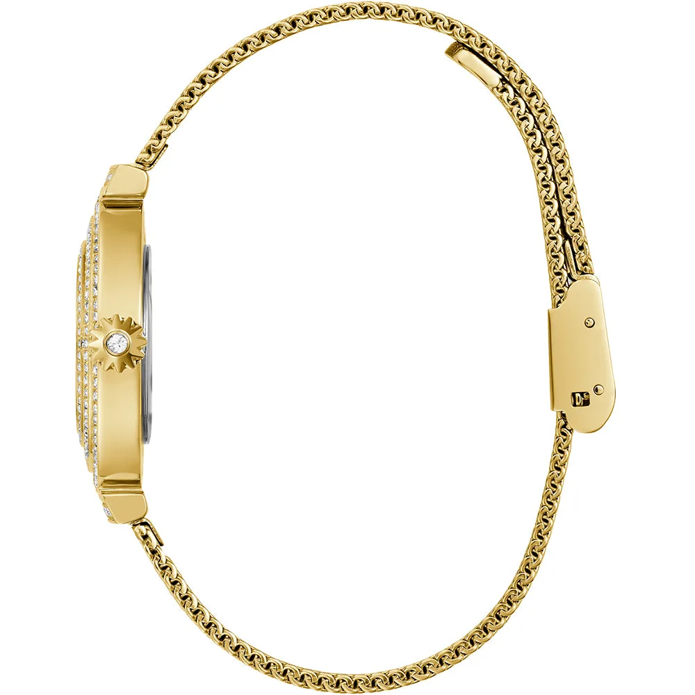 Guess GW0550L2 Dream Gold Tone Crystal Mesh Women’s Watch