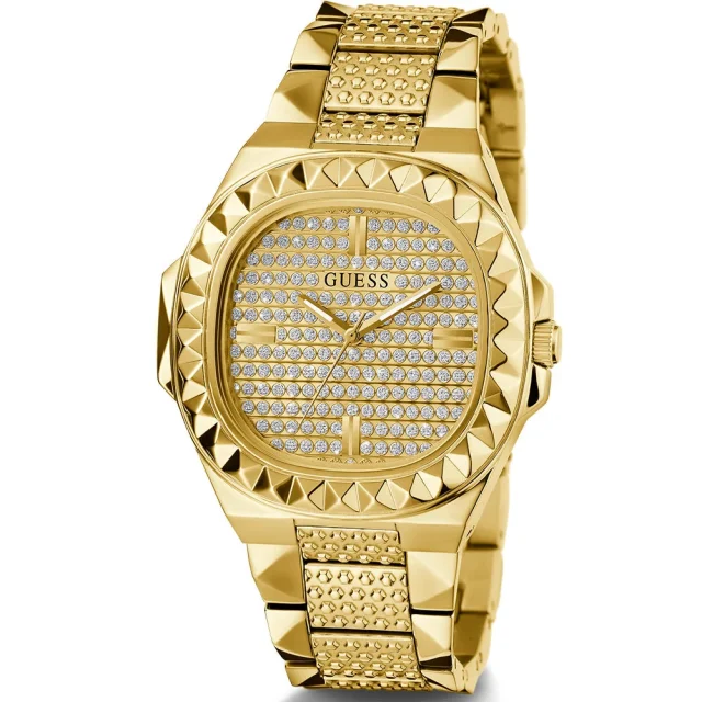 Guess GW0622G1 Rebel Mens Gold Tone