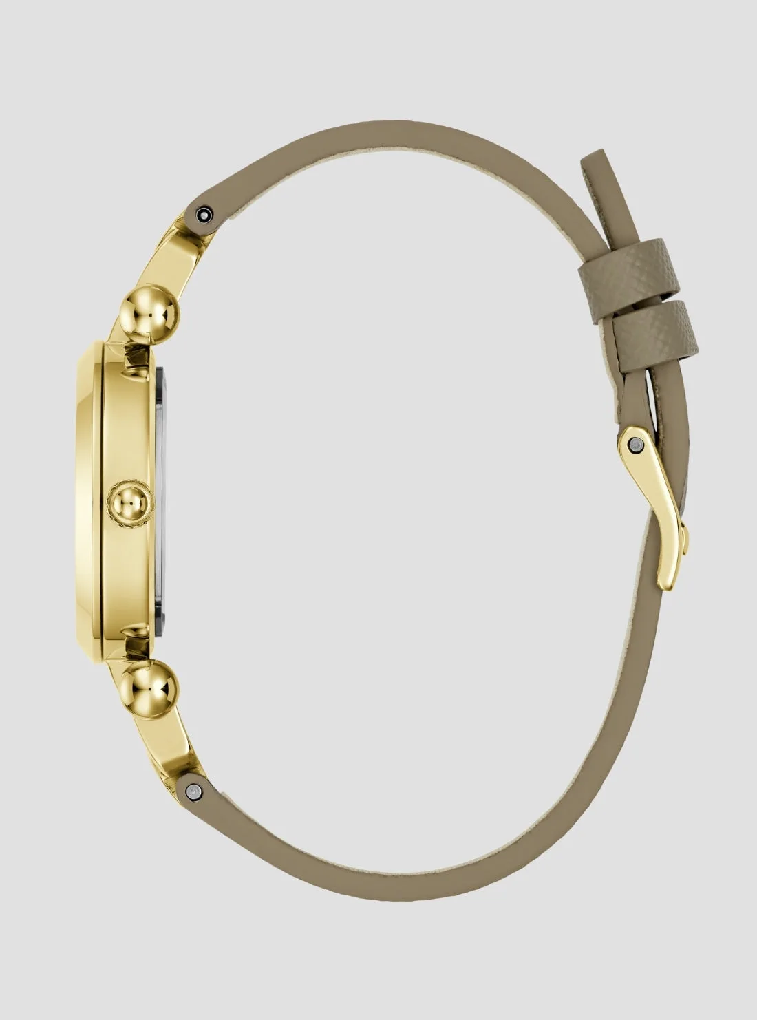 Guess GW1021L2 Brown Logo Gold Ginger Watch