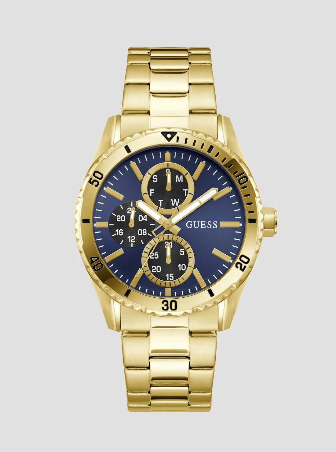 Guess GW1061G2 Gold Velocity Blue Dial Watch
