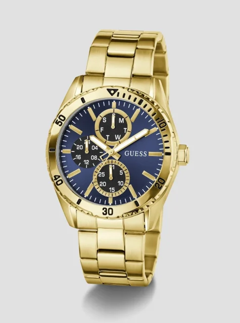 Guess GW1061G2 Gold Velocity Blue Dial Watch