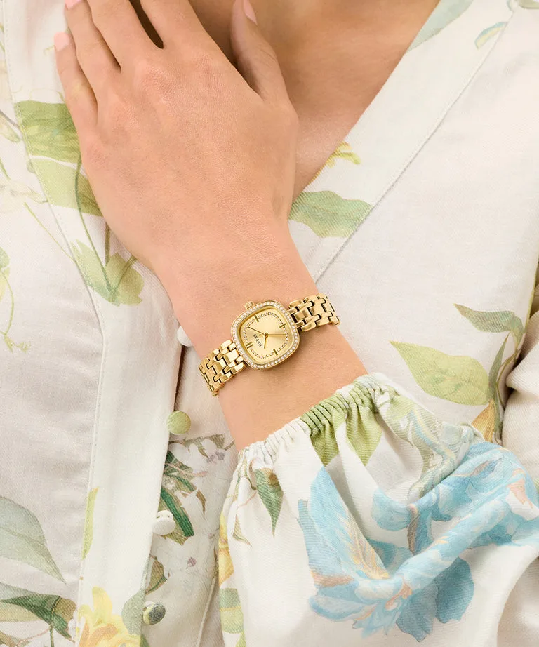 GUESS HAZEL GW1018L2 Ladies Hazel Gold Tone Analog Watch