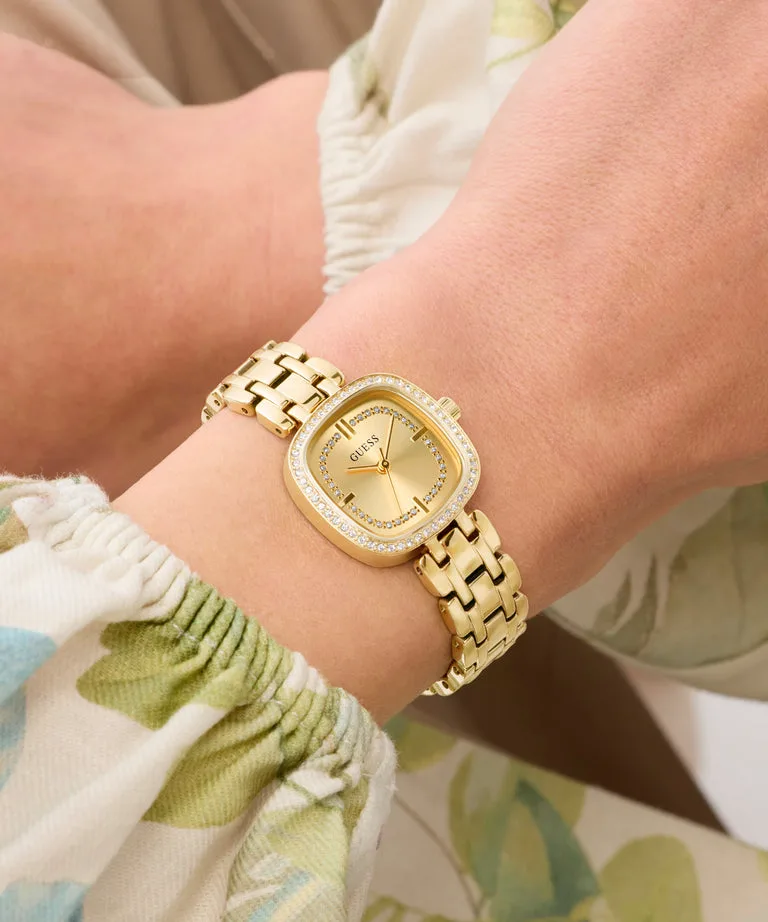 GUESS HAZEL GW1018L2 Ladies Hazel Gold Tone Analog Watch
