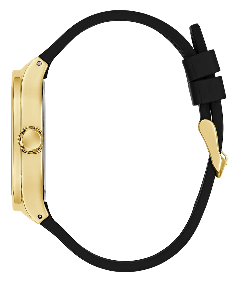 GUESS Headline GW1005G2 Mens Black Gold Tone Analog Watch