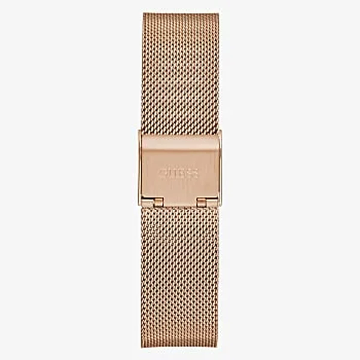 Guess Iconic Rose Gold Glitz Dial Rose Gold Tone Case & Rose Gold Tone Stainless Steel Mesh Strap Watch - GW0477L3