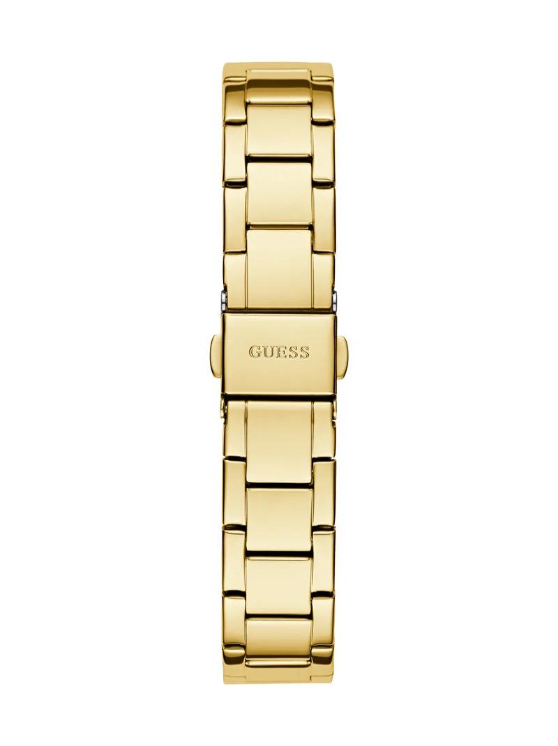 Guess Ladies Charlotte White Dial Quartz Analog Gold Tone - GW0767L2