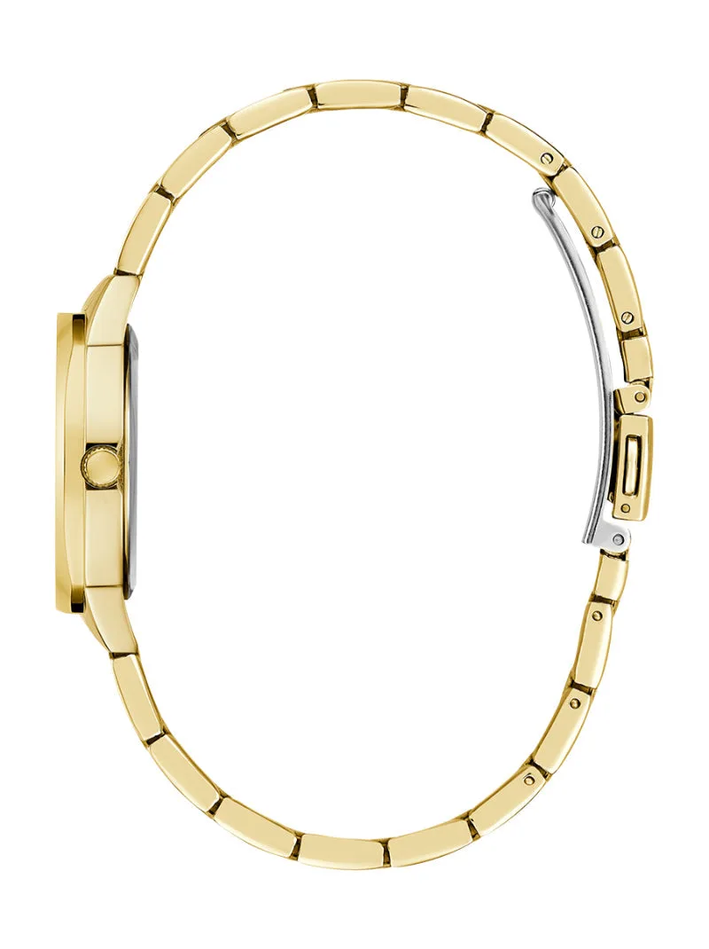 Guess Ladies Charlotte White Dial Quartz Analog Gold Tone - GW0767L2