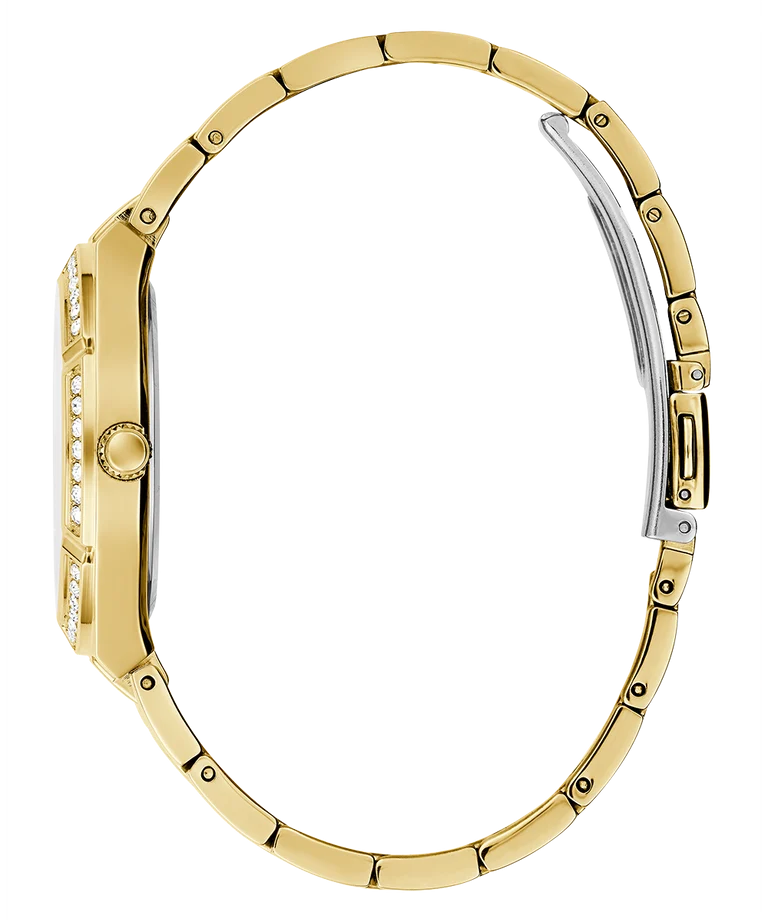 Guess Ladies Cosmo Gold Dial Gold Case & Strap - GW0033L2