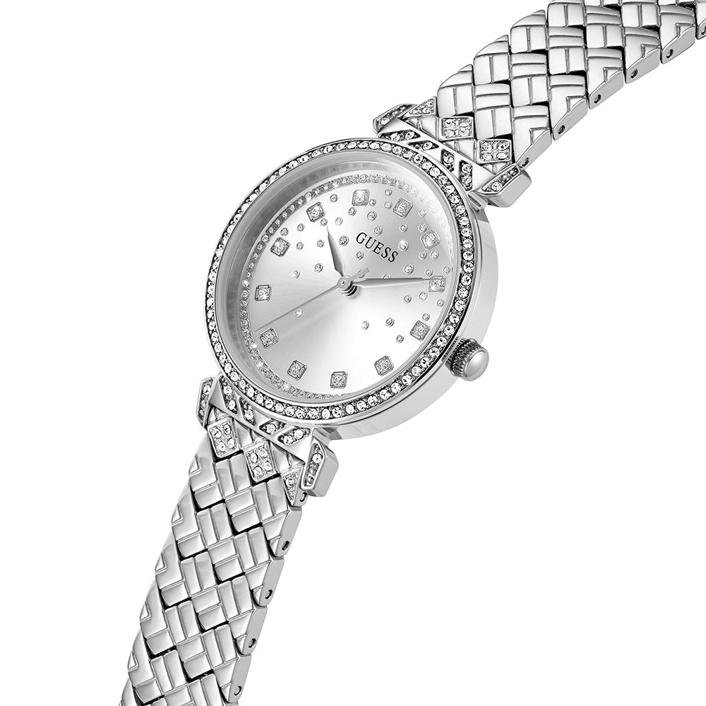 Guess Ladies Enchantment Silver Dial Watch - GW0763L1