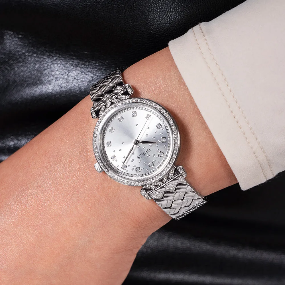 Guess Ladies Enchantment Silver Dial Watch - GW0763L1