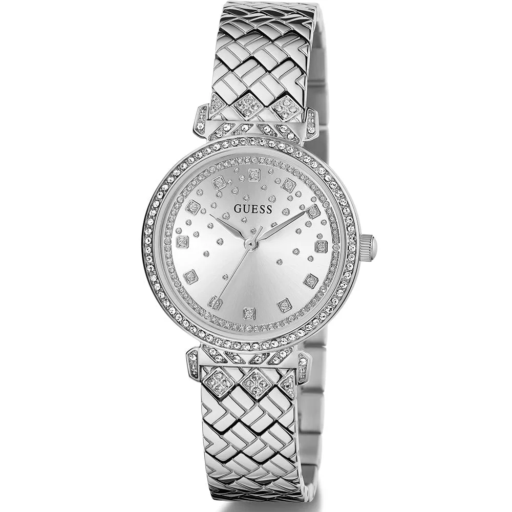 Guess Ladies Enchantment Silver Dial Watch - GW0763L1
