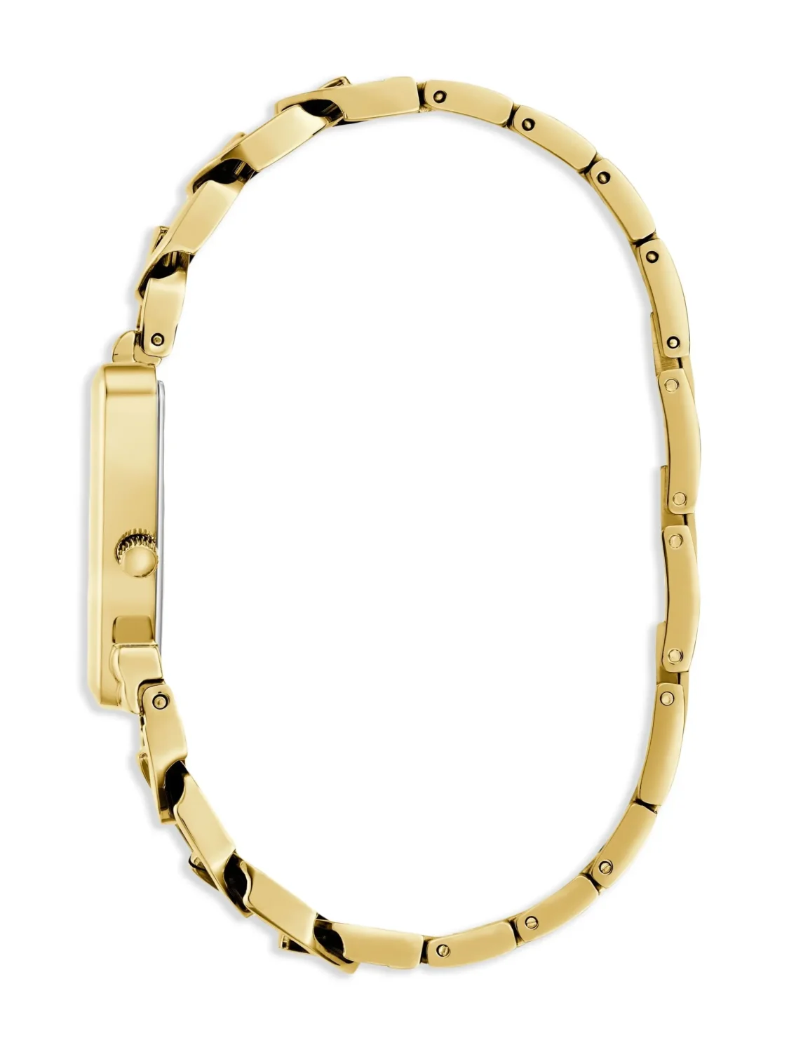 Guess Ladies Fame Triangle Case Gold Case & Band - GW0859L2