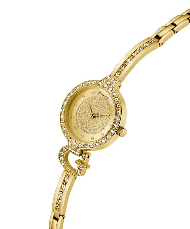 GUESS Ladies Giselle Gold Tone Analog Watch - GW0929L2