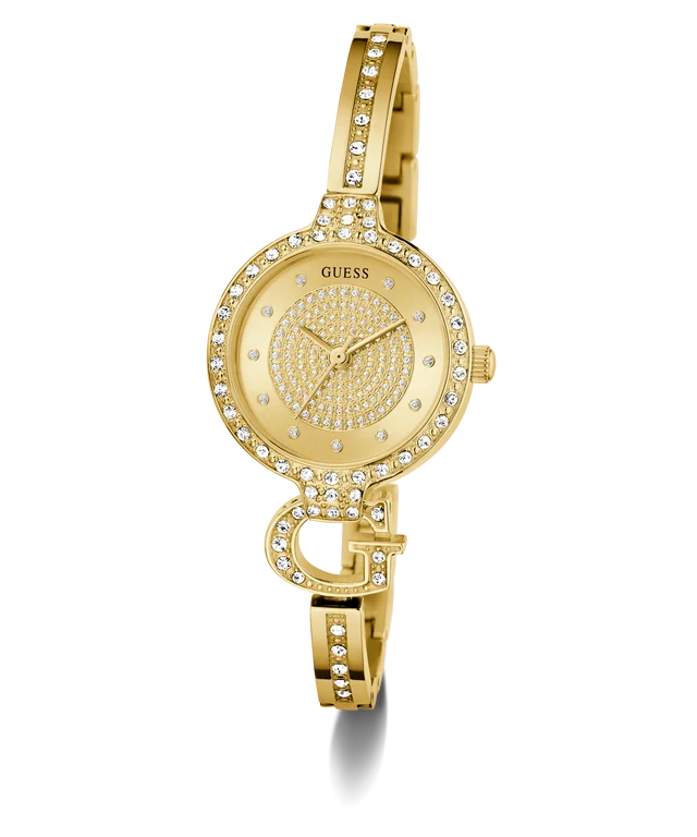 GUESS Ladies Giselle Gold Tone Analog Watch - GW0929L2