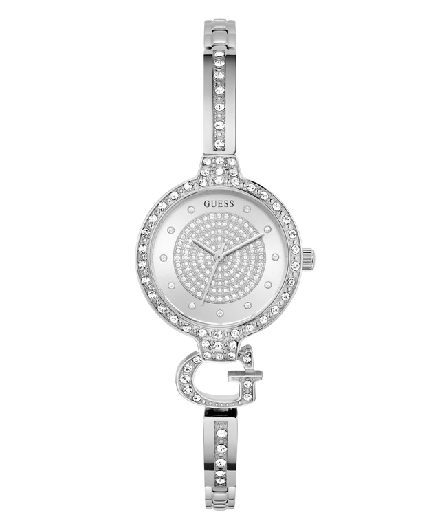 GUESS Ladies Giselle Silver Tone Analog Watch - GW0929L1