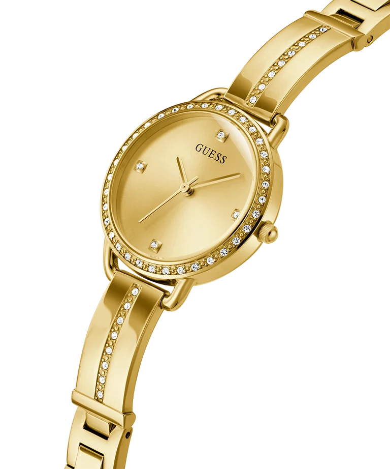 GUESS Ladies Gold Tone Analog Watch - GW0022L2