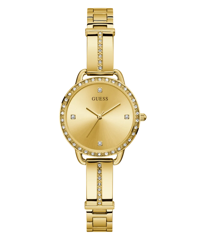 GUESS Ladies Gold Tone Analog Watch - GW0022L2