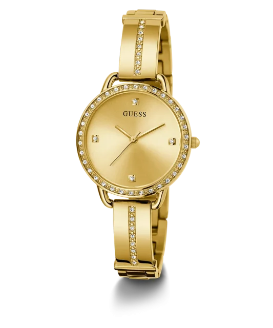 GUESS Ladies Gold Tone Analog Watch - GW0022L2