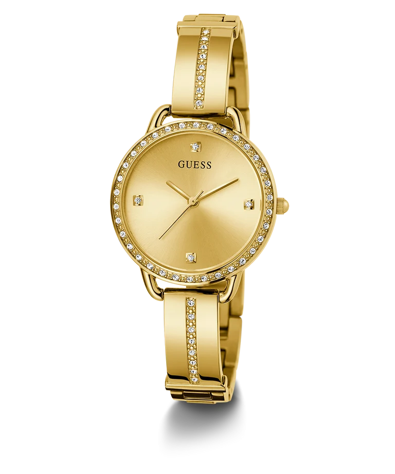 GUESS Ladies Gold Tone Analog Watch - GW0022L2